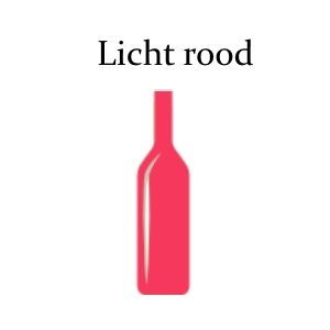 Licht rode wijn